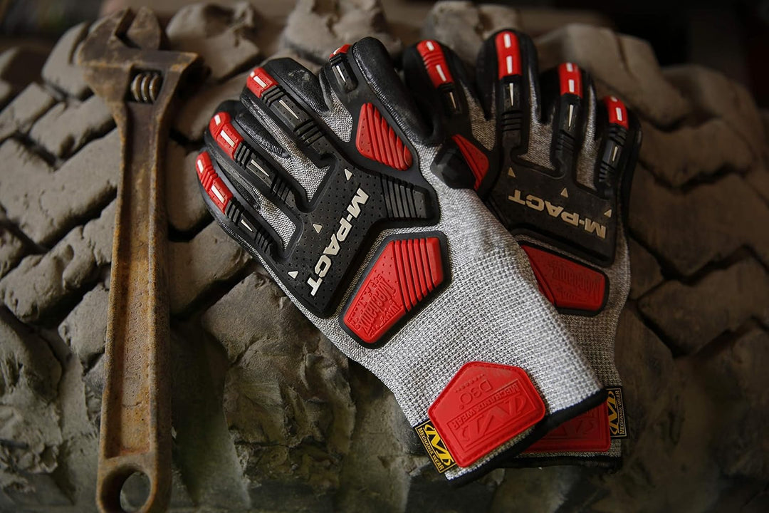 Mechanix Wear M-Pact® Knit CR5A5 Handschuhe (X-Large, Grau/Schwarz) XL, XL
