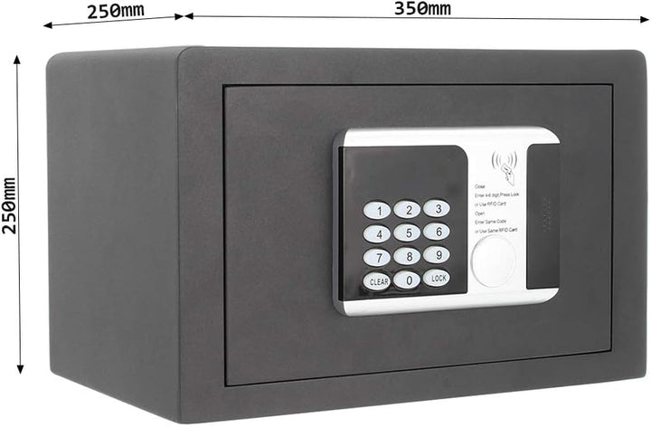 Profirst Möbeltresor Frequenz 1 Elektronikschloss Notöffnung RFID Technologie Anthrazit BxH 35x25cm
