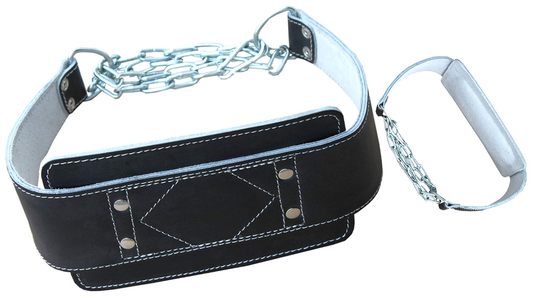 Dip-Gürtel Leder Komfort, Das perfekte Dip-Belt zum Hinzufügen von Gewicht bei deinen Dip- und Klimm
