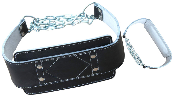 Dip-Gürtel Leder Komfort, Das perfekte Dip-Belt zum Hinzufügen von Gewicht bei deinen Dip- und Klimm