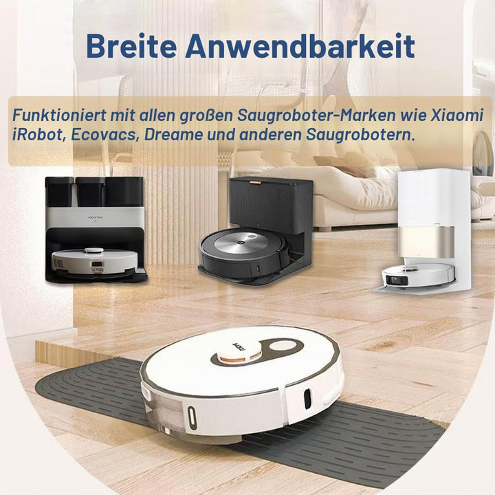 HIYOUNG Höhe 3CM Schwellenrampe für universal staubsaugerroboter,Türschwellenrampe Saugroboter Zubeh