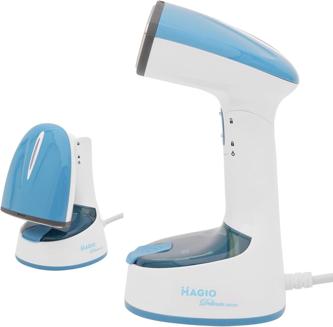 MAGIO Hand-Dampfglätter 1500W – Steamer | Tragbares und klappbares Design | Starker Dampf 20 g/min|