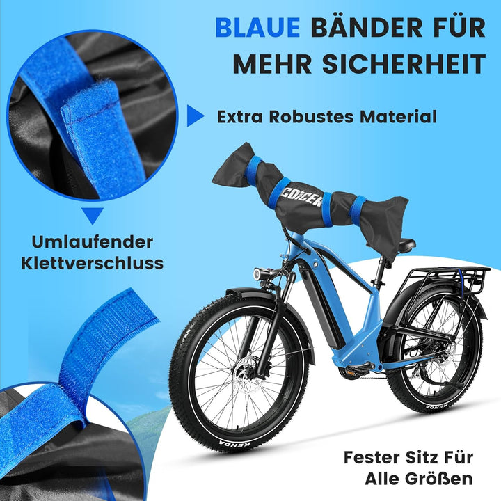 Coicer 2er Pack Lenkerschutzhülle Ebike Transportschutz Fahrrad Zubehör Fahrradabdeckung Wasserfest