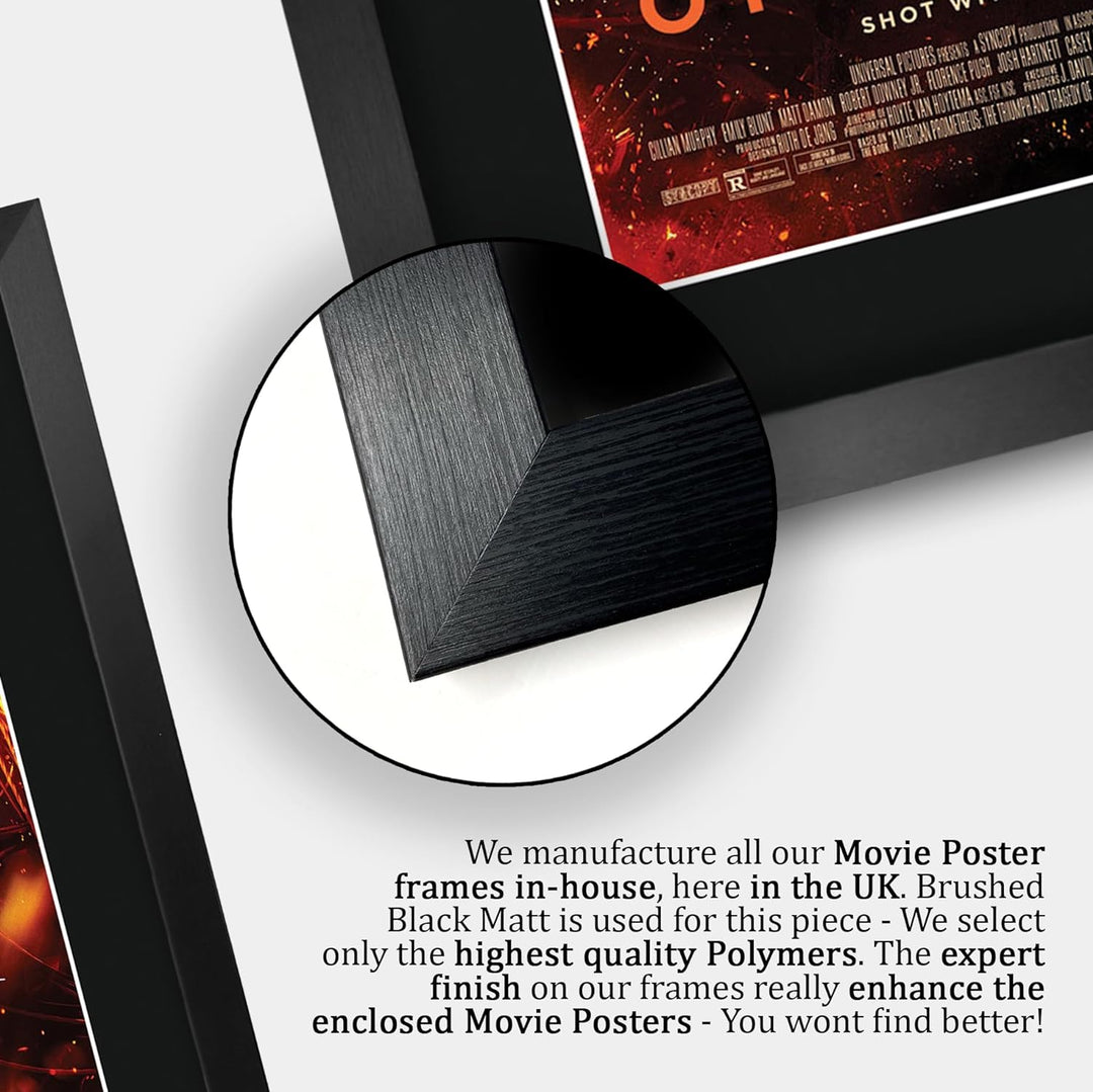 HWC Trading FR A3 Oppenheimer Geschenke Geduckter Poster Signiertes Autogramm Foto für Fans von Film