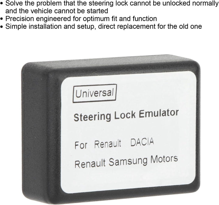 Aramox Universal Steering Lock Emulator ESL ELV Simulator Lenkradsäulenschloss Kompatibel mit Megane