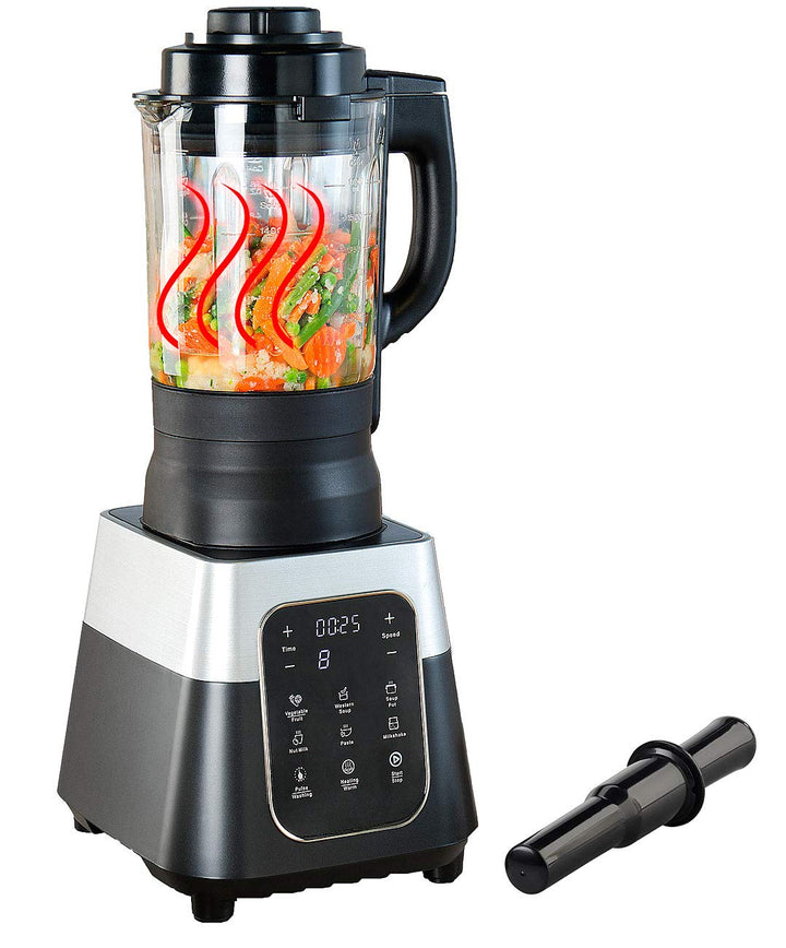Rosenstein & Söhne Sojamilchbereiter: Profi-Standmixer mit Wärme-Funktion, Touch-Tasten, 1,75 l, 1.5