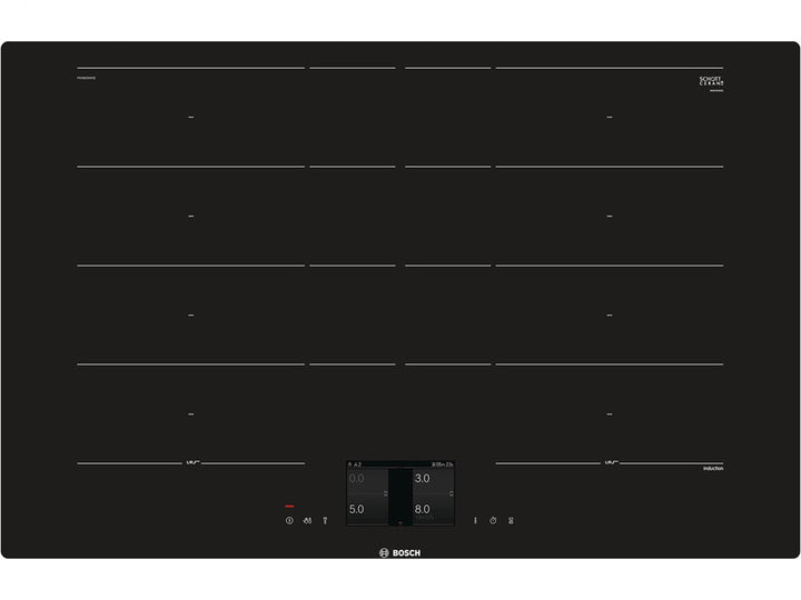 Bosch Hausgeräte PXY801KW1E Serie 8 Smartes Induktionskochfeld (autark), 80 cm breit, FlexInduction