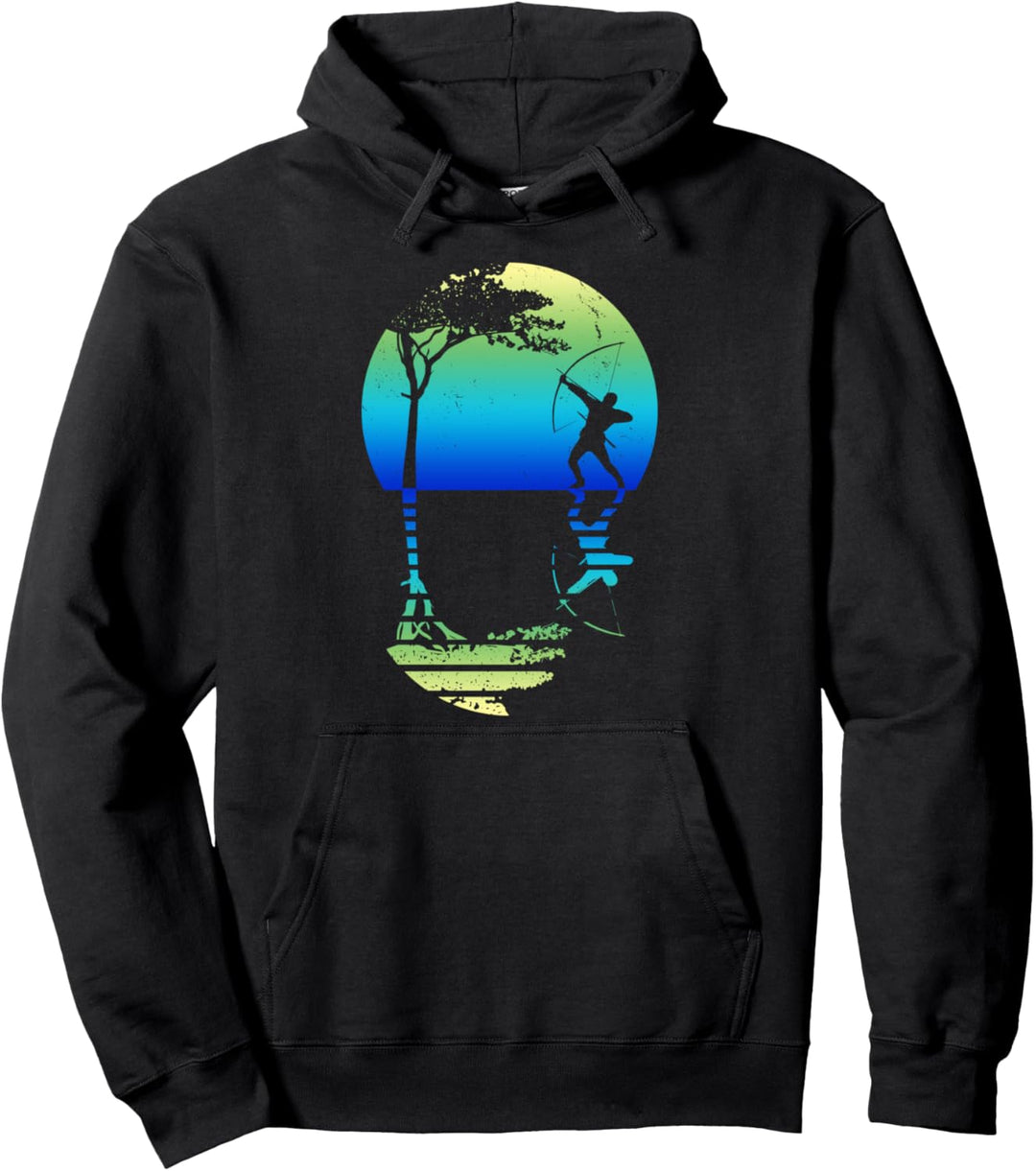 Bogenschütze Shirt Herren Bogenschiessen Geschenk Bogensport Pullover Hoodie