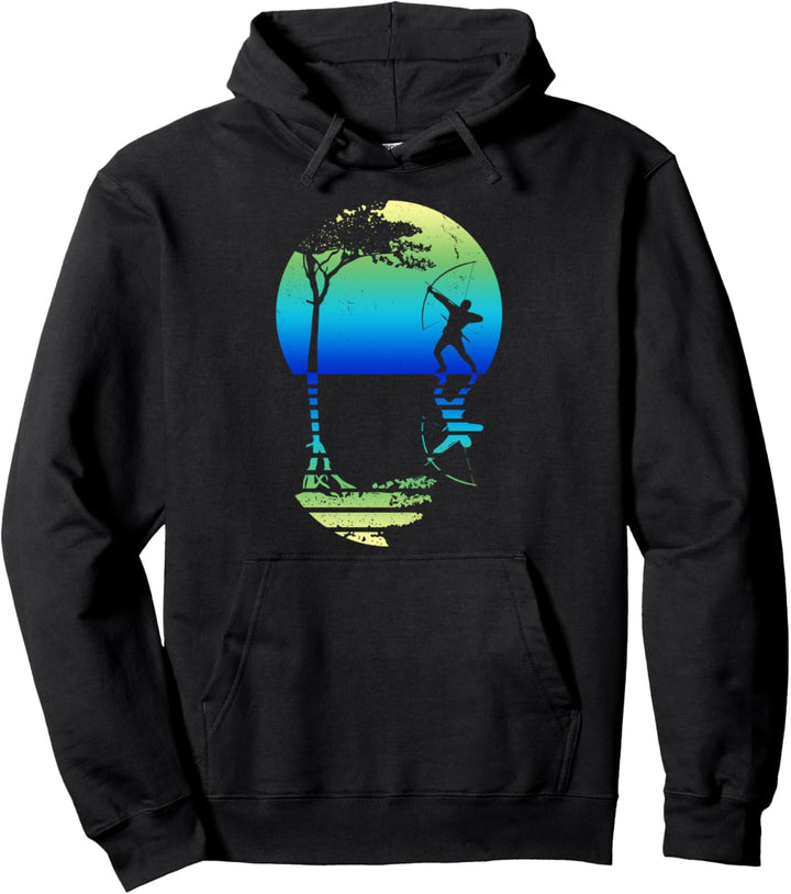 Bogenschütze Shirt Herren Bogenschiessen Geschenk Bogensport Pullover Hoodie