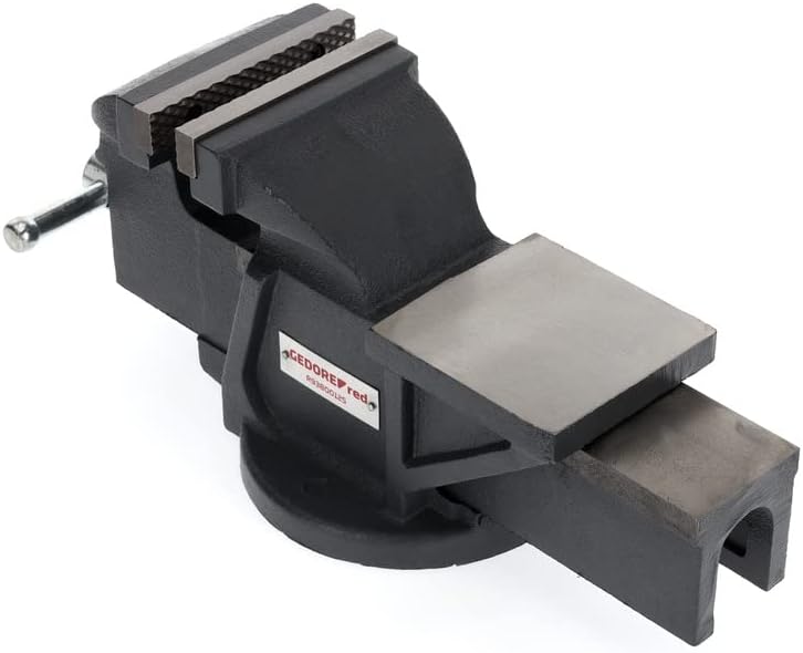 GEDORE red Parallel-Schraubstock mit Amboss, starr, nach vorn öffnend, zentrisch, Backenbreite 125 m