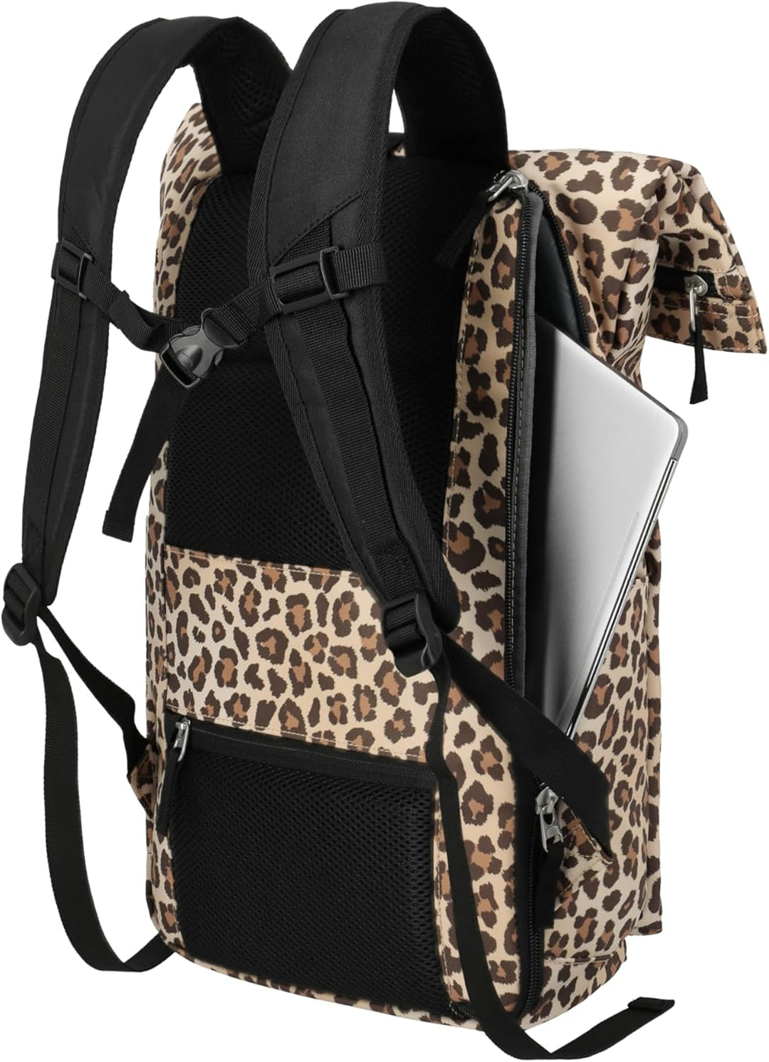Travelite Handgepäck Rucksack, Laptop Rucksack 15,6 Zoll, BASICS, Reiserucksack Rolltop Funktion, 60