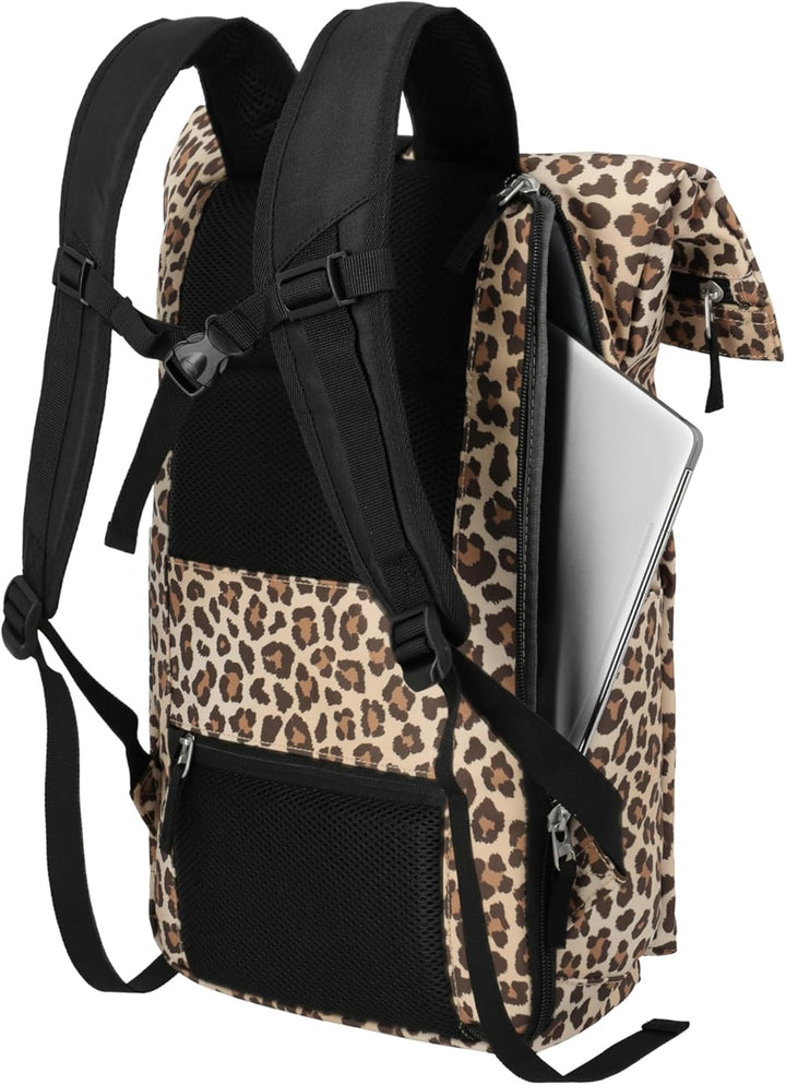 Travelite Handgepäck Rucksack, Laptop Rucksack 15,6 Zoll, BASICS, Reiserucksack Rolltop Funktion, 60