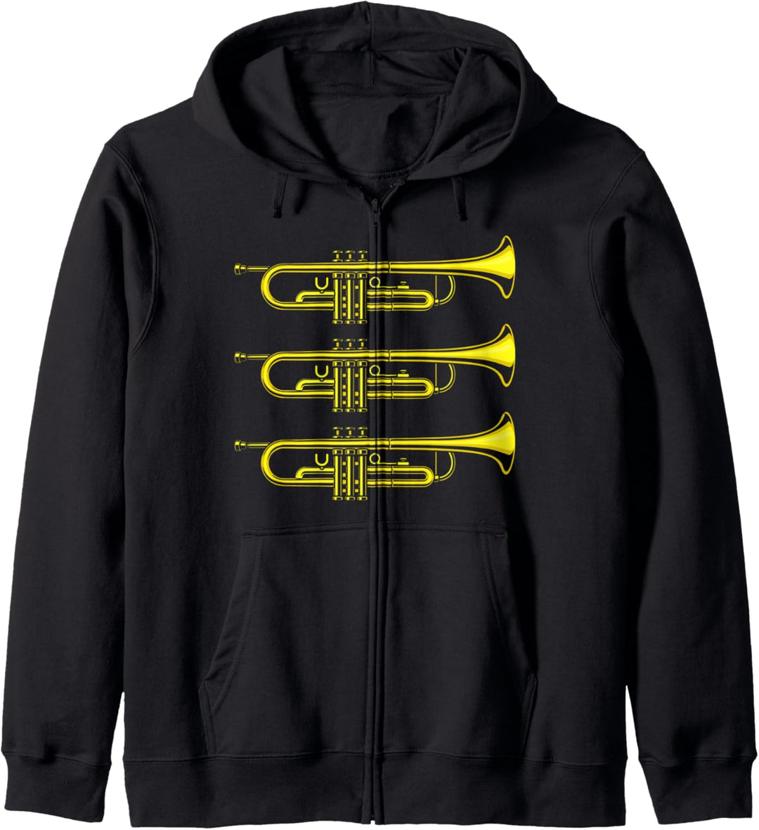 Trompete Blasinstrument Blasmusik Jazz Musiker Blasorchester Kapuzenjacke