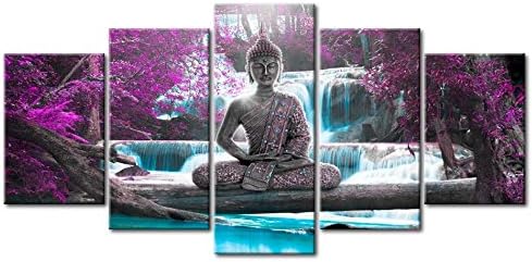 murando Acrylglasbild Abstrakt 100x50 cm 5 Teilig Wandbild auf Acryl Glas Bilder Kunstdruck Moderne