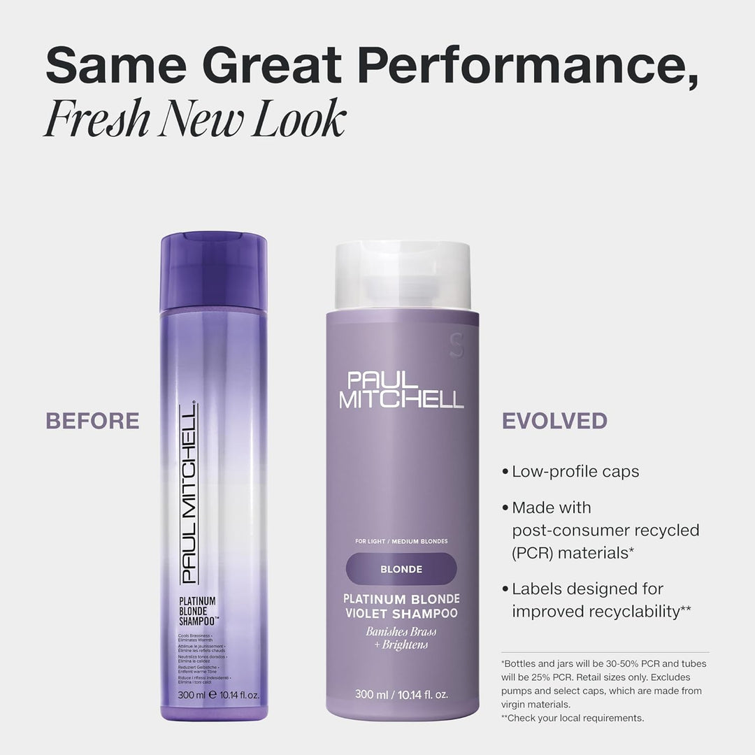 Paul Mitchell Platinum Blonde Shampoo - Violett Shampoo für strahlend blondes, graues oder weisses H