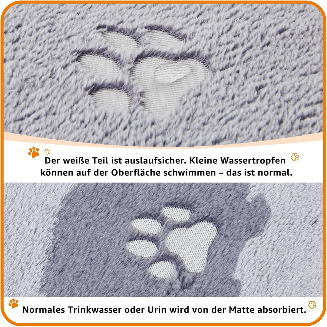 PICK FOR LIFE Haustier-Urinunterlage Waschbar Welpenunterlagen 2er Set Schnell Absorbierend Matte fü