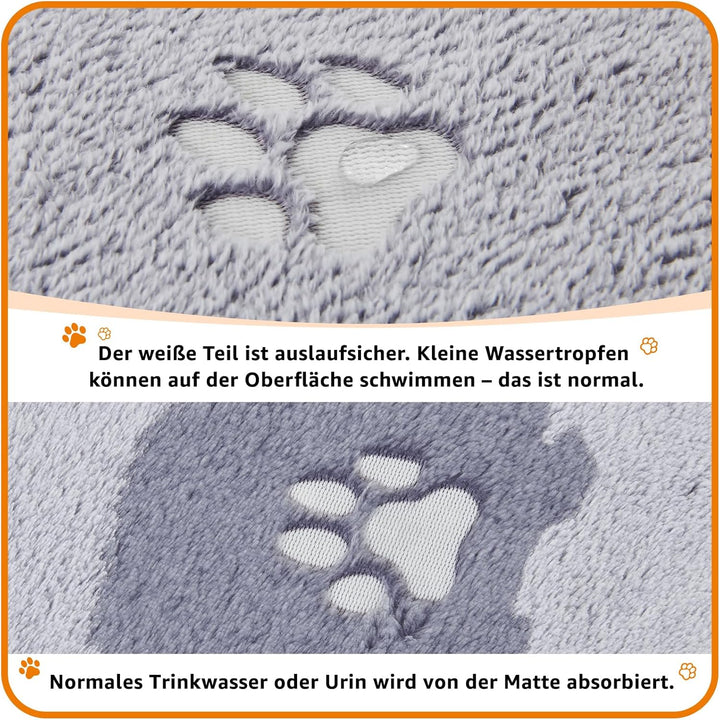 PICK FOR LIFE Haustier-Urinunterlage Waschbar Welpenunterlagen 2er Set Schnell Absorbierend Matte fü