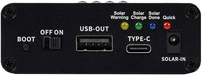 Solar Power Manager (C), Compatible with 6V~24V Solar Panels, Supports 3X 18650 Batteries(Not Includ