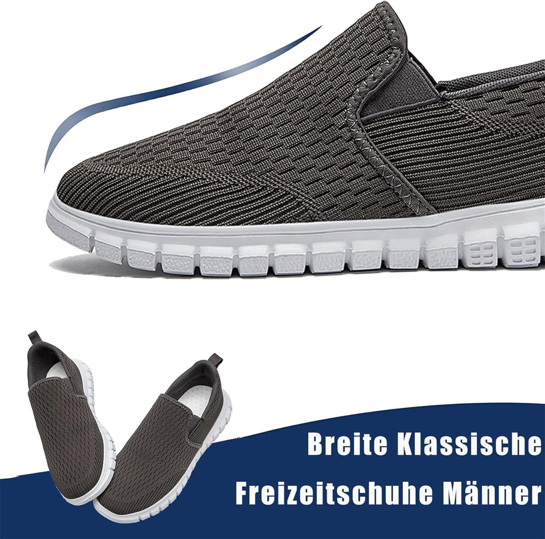 Oltyutc Herren Sneakers Slip On Schuhe Laufschuhe Sportschuhe Tennisschuhe Walkingschuhe Bequem Atmu