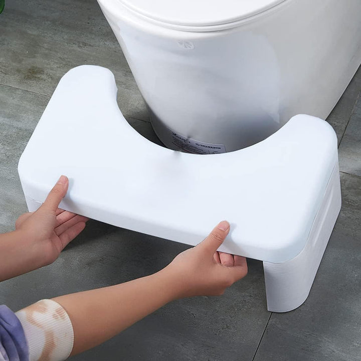 Coldcool Klappbarer Toilettenhocker, Töpfchen Tritthocker mit Duftposition, Badezimmer, Faltbarer Ko
