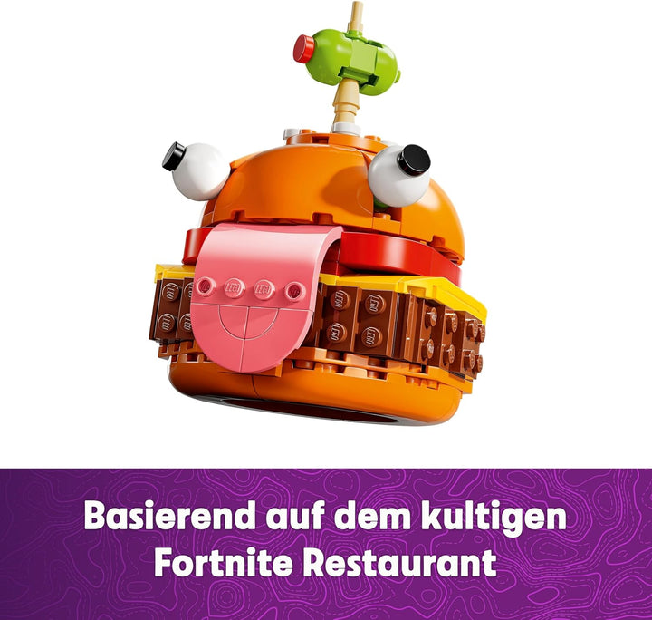 LEGO Fortnite Durrr Burger Spielzeug - Spielfigur eines Videospiel Charakters mit authentischen Deta