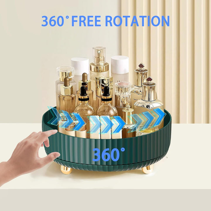 Rotating Makeup Organizer, 360 Rotating Organiser Spinner Tray, Rotating Lazy Susan Organizer is Per