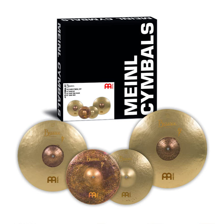 Meinl Cymbals Byzance Vintage Benny Greb Sand Schlagzeug Becken Set 14-20 Zoll (Video) Box Pack (35,