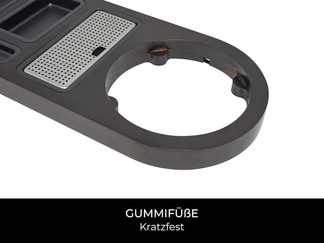 Corby Buckingham Standard Willkommenstablett (Dunkles Holz), Dunkles Holz