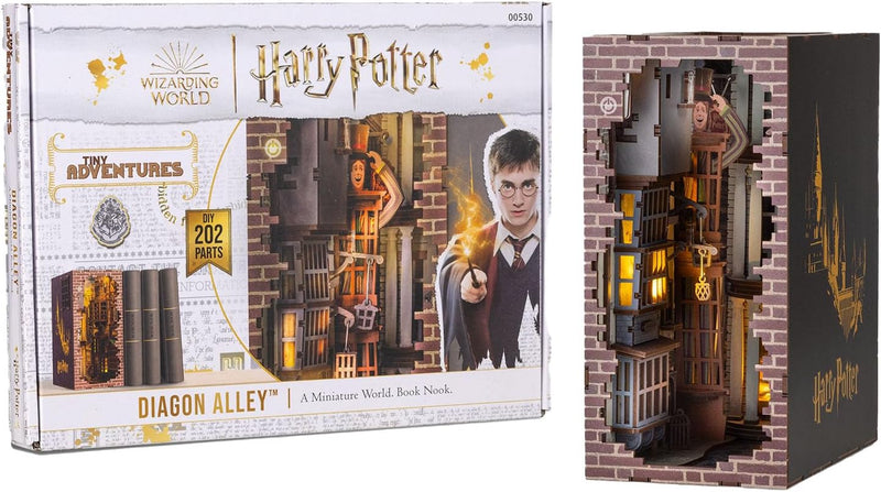 Revell Modellbausatz Tiny Adventures I Diagon Alley Harry Potter I 3D Miniaturhaus I DIY Book Nook H