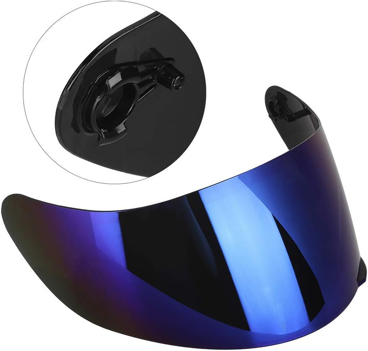 Motorradhelm Visier, Vollgesichts Motorradhelm Visier Objektiv Windschutzscheibe Ersatz für AGV K3SV