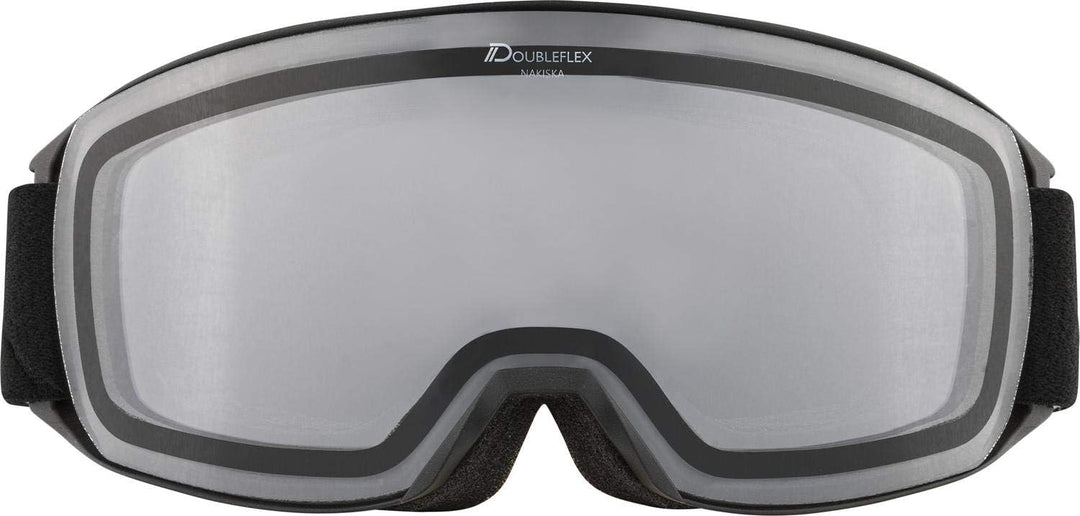 ALPINA NAKISKA - Beschlagfreie, Extrem Robuste & Bruchsichere OTG Skibrille Mit 100% UV-Schutz Für E
