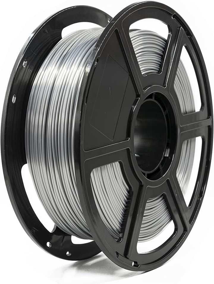 Bresser 3D Drucker SILK PLA Filament 1,75mm 1 KG, silber, Silber