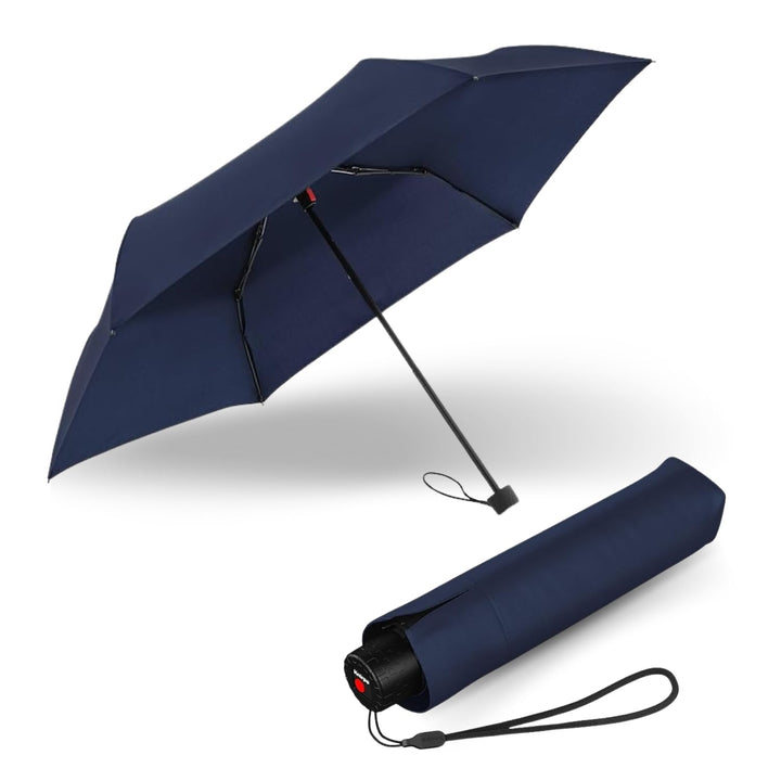 Knirps C.050 Small Taschenschirm manual kompakter Regenschirm windstabil navy, navy