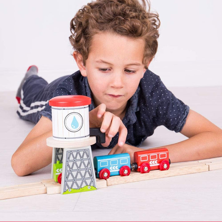 Bigjigs Rail Eisenbahn Turm Holz Wasser - Andere Spezialisierung Holz Eisenbahn Kompatible Marken