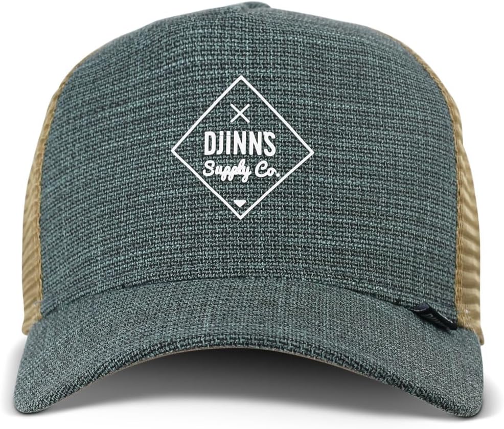 Djinns Cottoncheck HFT Cap Basecap Trucker verstellbar Mesh gebogener Schirm Kappe Einheitsgrösse HF