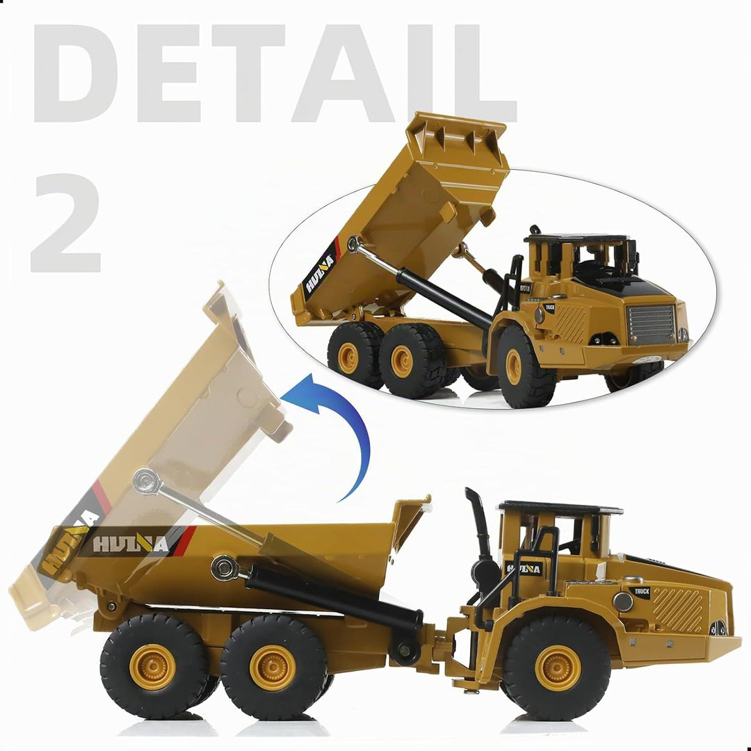 Kipplaster und Bagger Kit Spielzeug, /Metall 1:50 Kipper LKW Dump Truck Lastwagen Spielzeug Baustell
