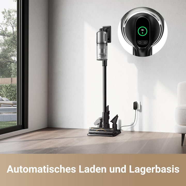 dreame Z30 Kabelloser Bodenstaubsauger, 310 AW Saugkraft, 90 min Max Reinigungszeit, Dust-Reveal-Tec