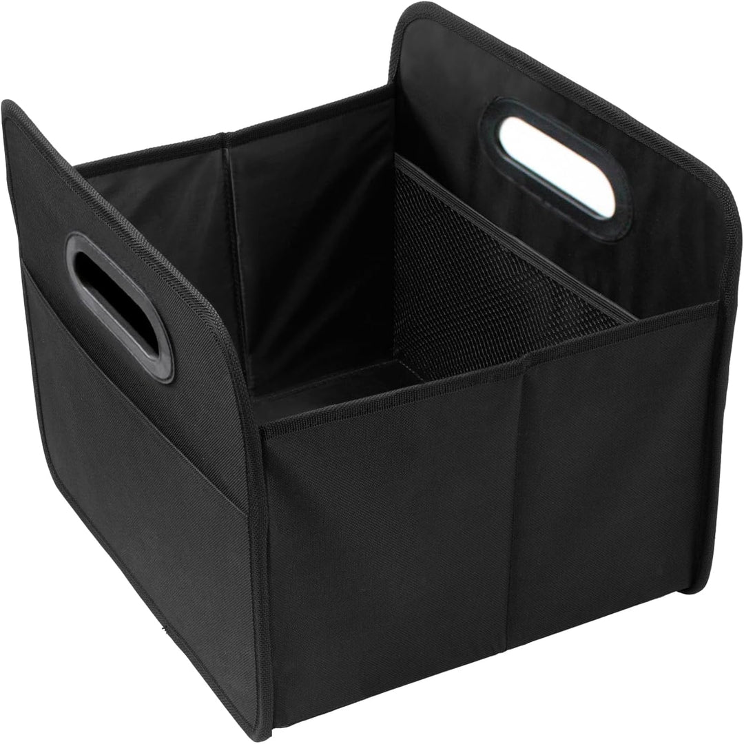 2 Stück Faltbare Kofferraumtasche schwarz hohe Tragkraft Polyester Klappbox Flexbox