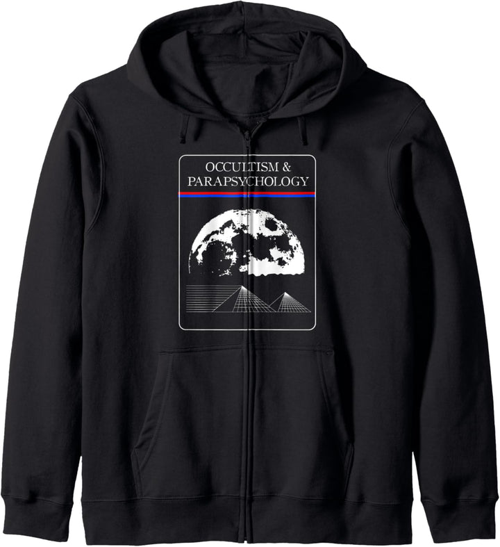 Gothic Occultism & Parapsychology Goth Satanic Moon Kapuzenjacke