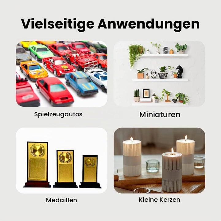 vidaXL Holz-Sammelvitrine mit Regal Braun 40 x 8,5 x 54 cm Sperrholz, Wohnzimmeraufbewahrung, Modern