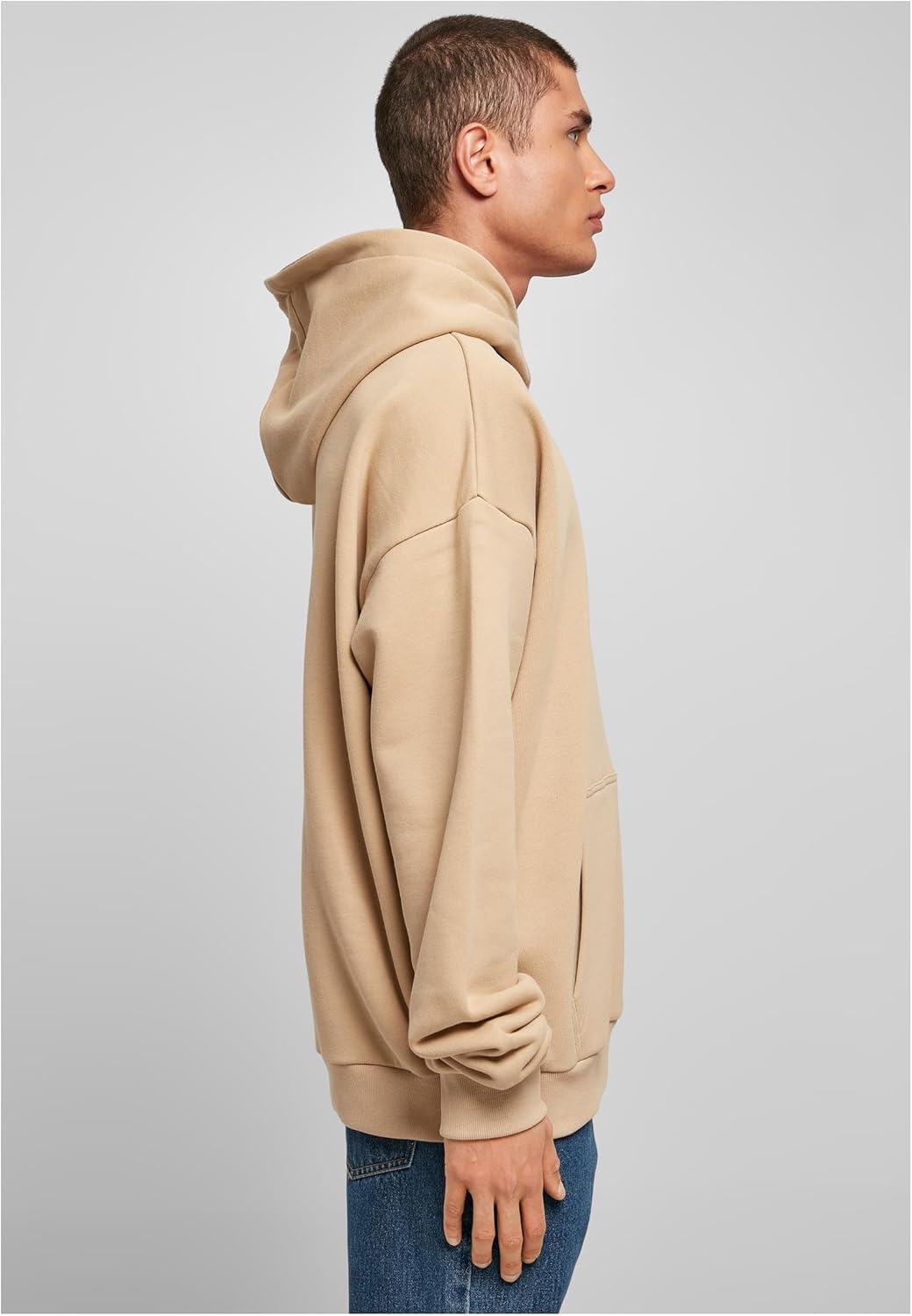 Build Your Brand Herren Kapuzenpullover Ultra Heavy Cotton Box Hoody, Oversized Hoodie für Männer, B