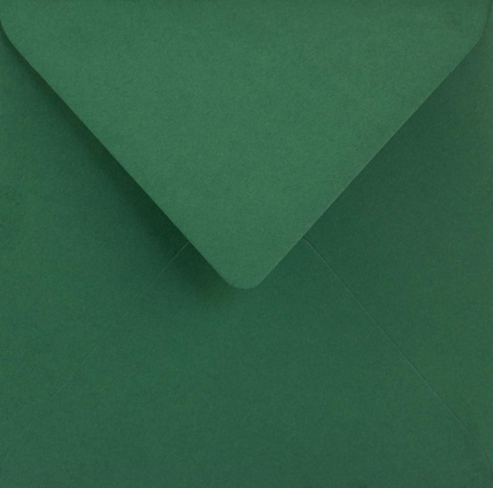 Netuno 500 Umschläge quadratisch Dunkel-Grün 153 x 153 mm 115g Sirio Color Foglia grüne Briefumschlä