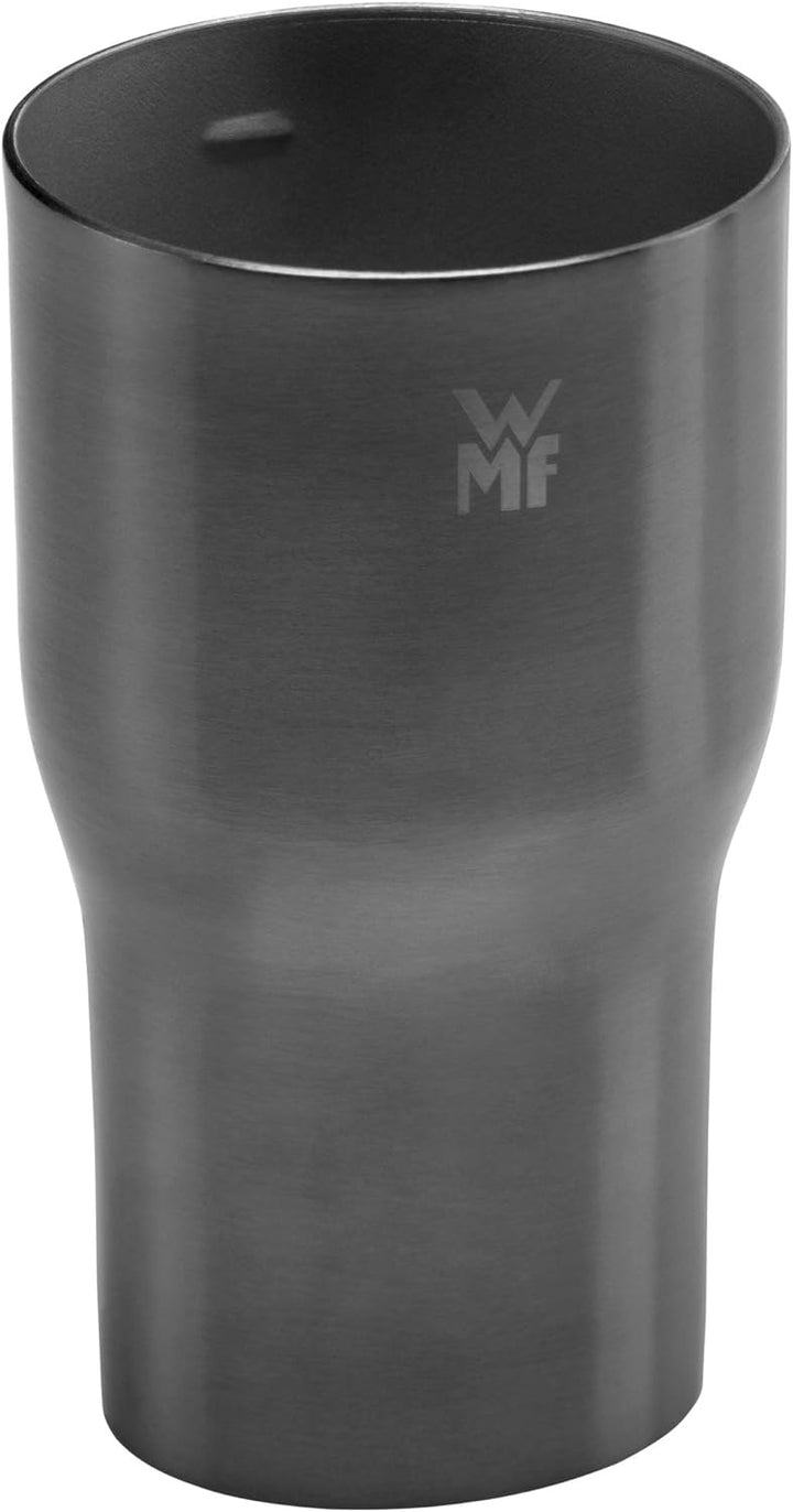 WMF Baric Cocktail Set 4-teilig, Barset mit Edelstahl Cocktail Shaker, Barmass, Eiszange, Holz Stöss