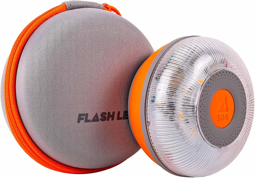 FlashLED Notlicht V16 DGT 3.0 mit Hülle, mit Geolokalisierung, App inklusive, SIM-Karte und kostenlo