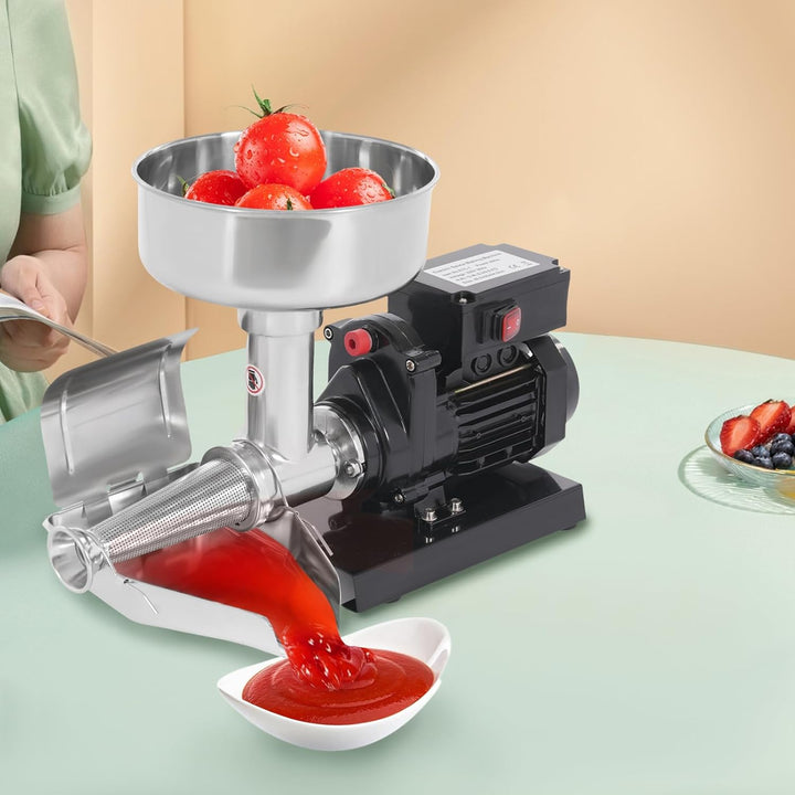 Elektrische Tomatenpresse 450W Edelstahl, Passiermaschine Für Tomatensauce, Erdbeersauce, Blaubeersa