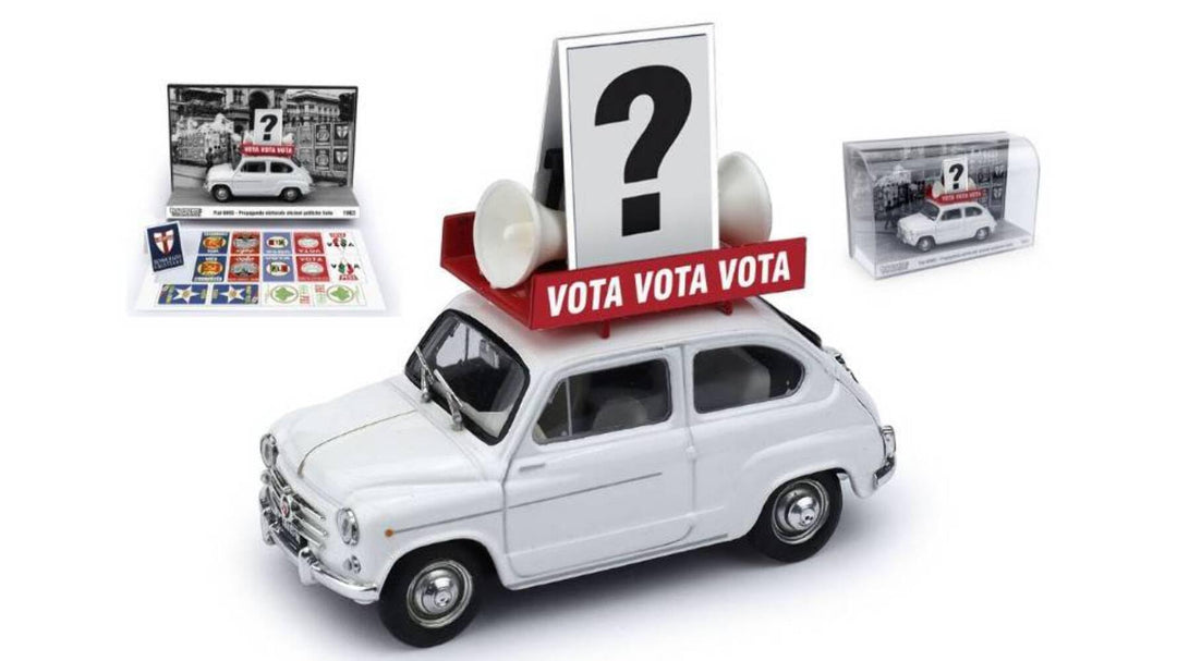 Brumm Fiat 600D - Wahlpropaganda Parlamentswahlen Italien