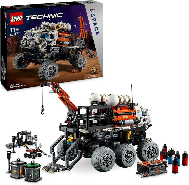 LEGO Technic Mars Exploration Rover, Weltraum-Spielzeug, basiert auf Raumfahrzeugen der NASA, Space