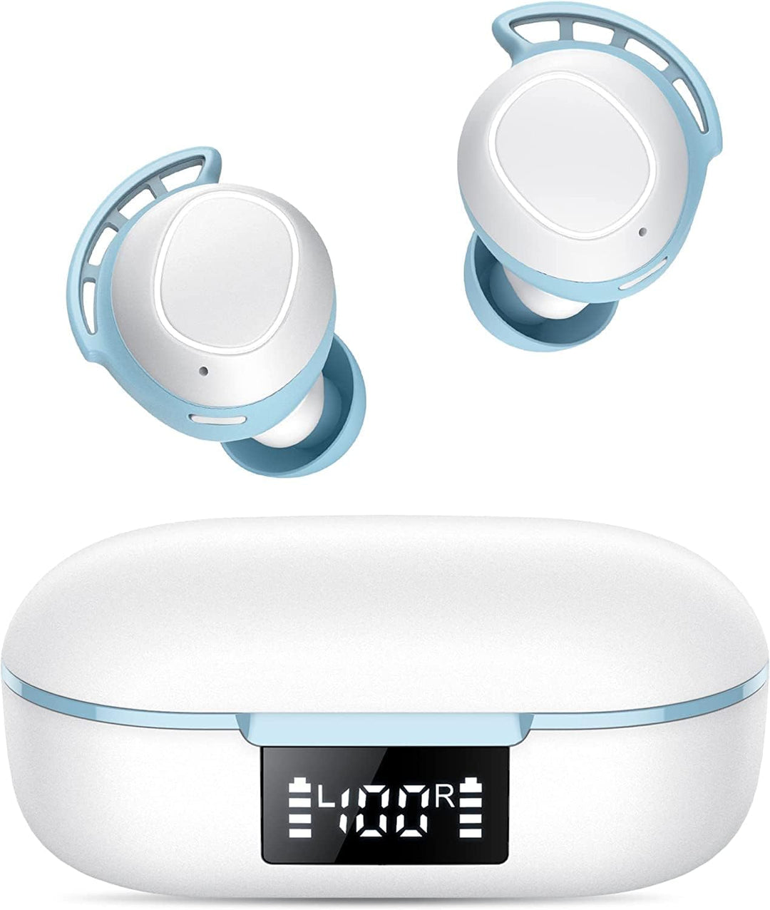 Kopfhörer Kabellos Bluetooth, Bluetooth Kopfhörer 5.3 In Ear Kopfhörer mit 4 ENC Noise Cancelling Mi