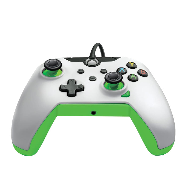 PDP verkabelt Controller Neon weiss für Xbox Series X|S, Gamepad, verkabelt Video Game Controller, G