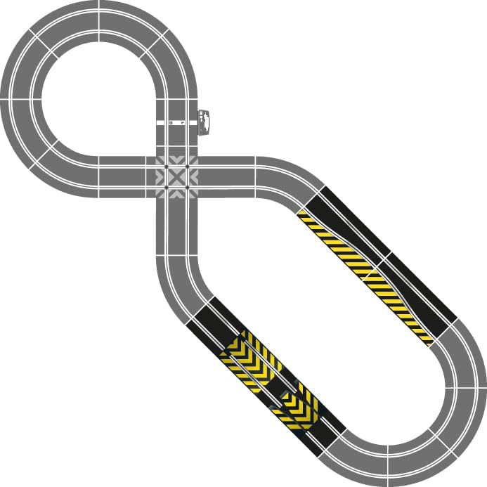 Scalextric Sprung und Side Swipe Zubehör-Set, als Ersatz für C8511, Black